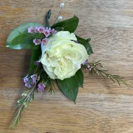 White Rose Boutonniere