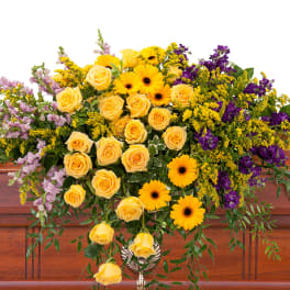 Vivid Memories Casket Spray TMF-759
