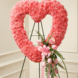 Pink Open Heart