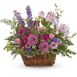 Lavender Meadow Basket