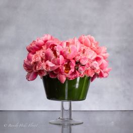 CORAL BLOOM FUSION: A MODERN FLORAL SYMPHONY - Pasadena Florist
