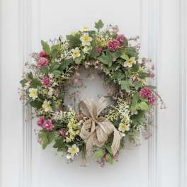 Spring Blooms Wreath