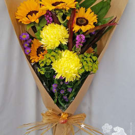 Artisan Wrapped Bouquet - Freshest flowers from ABC Florist!