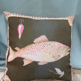 REVERSABLE FISH PILLOW