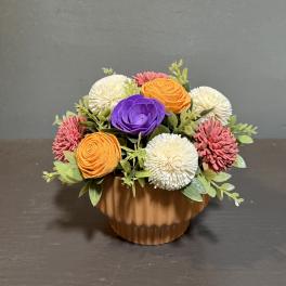 Sola Wooden Flower Centerpiece - Picnic in the Garden