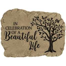 "BEAUTIFUL LIFE" GARDEN STONE