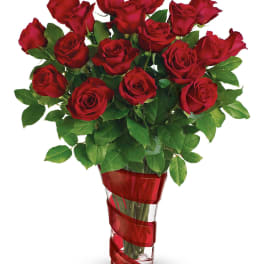 Teleflora's Dancing In Roses Bouquet DX