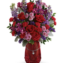 Teleflora's Delicate Heart Bouquet PM