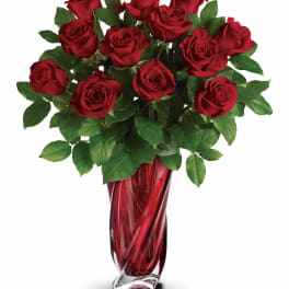Teleflora's Red Radiance Bouquet