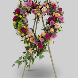 LF421 Garden Of Love Heart Spray