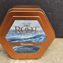 Root Candle Waterline Tin S