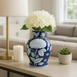 Blue and White Vase