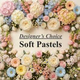 Soft Pastels Designer's Choice Vased Arrangement