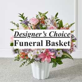 Designer's Choice Funeral Basket