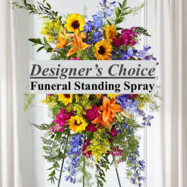 Funeral Standing Spray Designer's Choice