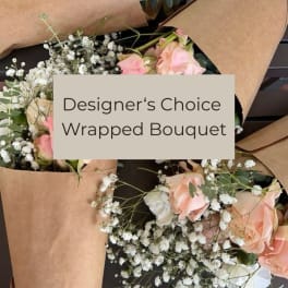 Designer's Choice Wrapped Bouquet