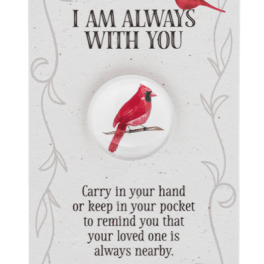 Add-on; GANZ - "I am Always With You" Cardinal Pocket Token