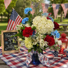 Designer Choice patriotic Bouquet
