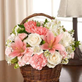 Peace, Prayers & Blessings - Pink and White