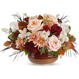 Teleflora's Sunset Stone Centerpiece