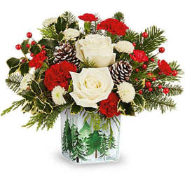 Teleflora's Evergreen Glow Bouquet
