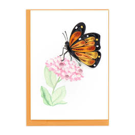 Mini Monarch Milkweed Greeting Card