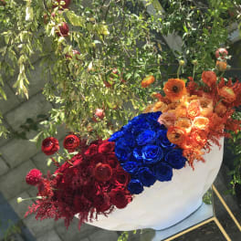 Large Boat Vase “Support Armenia”