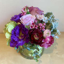 Vibrant Posy - Silk floral Arrangement