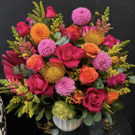 Tropical Dalhia Love Bouquet