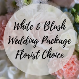 White & Blush Wedding Package