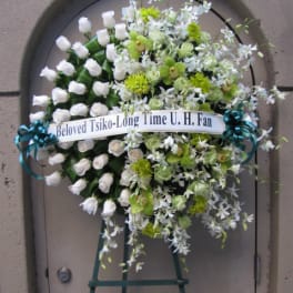 White and Green Elegance - W30030