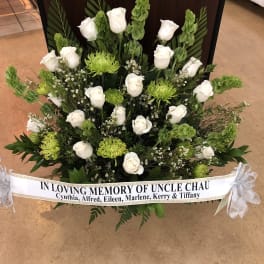 Green and White Harmony