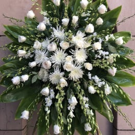 White Passion Wreath - W80010