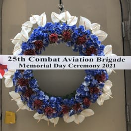 Red White Blue Wreath W2101