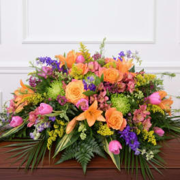 Spring Casket Cover