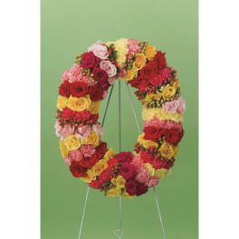 Rings of Color Wreath