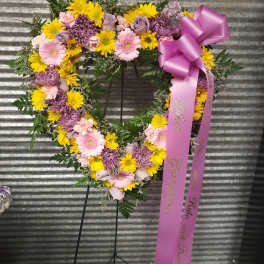 Pastel Open Heart