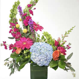 Garden Reverie Cube Arrangement