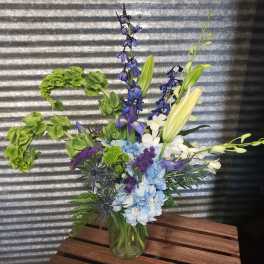 Blue and Green vase