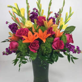 Bright and Vibrant Vase