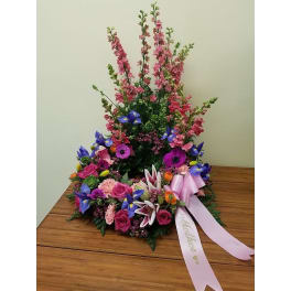 Spring Urn Wreath