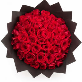 RED ROSES BOUQUET (50, 75, 100) “BUCHON”