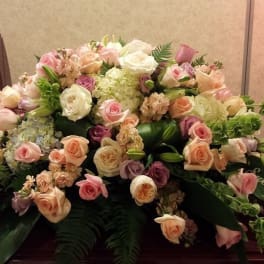 Timeless Devotion Casket Spray by Simply Flowers