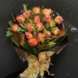 Free Spirit Wrapped Rose Bouquet