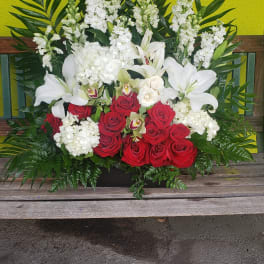 Basket of flowers F10
