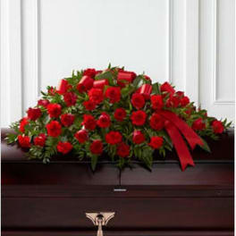 The Dearly Departed Casket Spray