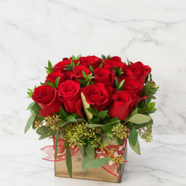 "Boxed" Roses