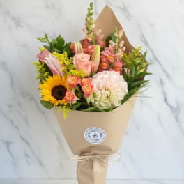 Summer Fields Wrapped Bouquet