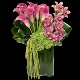 Calla Lily & Cymbidium Bouquet
