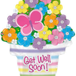 22in JUMBO Get Well Soon Mylar